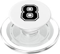 Camiseta número 8 para un Feliz 8º cumpleaños Twin Day PopSockets PopGrip para MagSafe