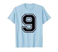 Camiseta número 9 para un Feliz 9º cumpleaños Twin Day Camiseta