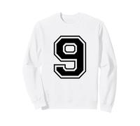 Camiseta número 9 para un Feliz 9º cumpleaños Twin Day Sudadera