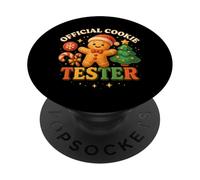 Camiseta Oficial Catador de Galletas Navidad Gingerbread PopSockets PopGrip Adhesivo