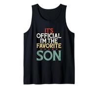Camiseta Oficial con Texto en inglés It's Official im The Favorite Son Camiseta sin Mangas