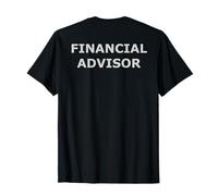 Camiseta Oficial de Asesor financiero Camiseta