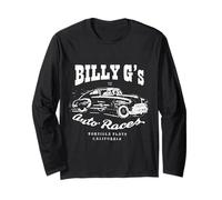 Camiseta Oficial de Billy F Gibbons of ZZ Top Auto Races Manga Larga