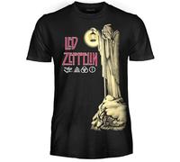 Camiseta oficial de Led Zeppelin Hermit, banda de rock, unisex para adultos y niños, XS