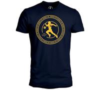 Camiseta Oficial de Maradona - M10 Circle Gold - Tshirt Unisex de Algodón, Manga Corta. Corte Regular para Adulto y Niño M