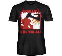 Camiseta Oficial De METALLICA Para Adultos KILL 'EM ALL De Algodón ORIGINAL