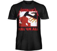Camiseta Oficial De METALLICA Para Adultos KILL 'EM ALL De Algodón ORIGINAL