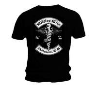 Camiseta oficial de Motley Crue, Dr Feelgood Hollywood Rev, color negro Negro Negro ( M