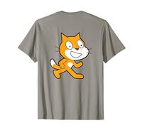 Camiseta Oficial de Scratch Logo Programming Language Camiseta, Hombre, Pizarra, 3XL