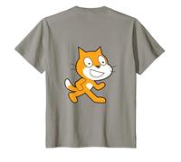 Camiseta Oficial de Scratch Logo Programming Language Camiseta, Niños, Pizarra, 3 años
