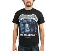 Camiseta Oficial Metallica Ride The Lightning Print (Negro)