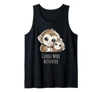 Camiseta Oficial para Dormir Mono Adorable Pijama Abrazo Camiseta sin Mangas