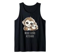 Camiseta Oficial para Dormir Mono Adorable Pijama Abrazo Camiseta sin Mangas