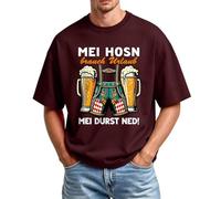 Camiseta Oktoberfest para hombre, diseño de letras, estampado divertido, camisas de cerveza, cuello redondo, manga corta, informal, deportiva, camisetas musculares, festival, fiesta aireada, O