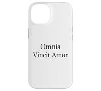 Camiseta Omnia Vincit Amor - Love Conquers All Latin Quote Carcasa para iPhone 14