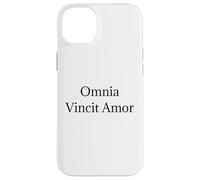 Camiseta Omnia Vincit Amor - Love Conquers All Latin Quote Carcasa para iPhone 14 Plus