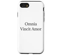 Camiseta Omnia Vincit Amor - Love Conquers All Latin Quote Carcasa para iPhone SE (2020) / 7/8