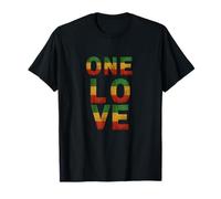 Camiseta One Love Rasta Reggae Hombres Mujeres Rastafari Regalo Niños Camiseta
