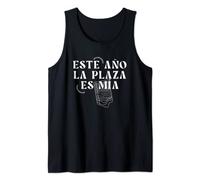 Camiseta Opositor Este año la plaza es mía Opositando Camiseta sin Mangas
