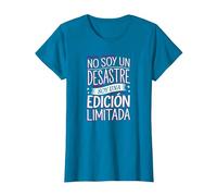 Camiseta Original con Mensaje: Soy una edición Limitada Camiseta, Mujer, Zafiro, M