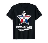 Camiseta original de Orgullo Dominicano | Bandera República Dominicana Camiseta