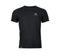 Camiseta Ortovox 120 COOL TEC MTN STRIPE TS M (black raven) Hombre
