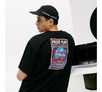 Camiseta oversize estampada DECATHLON x YEYE WELLER Mixta, Negro XL