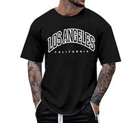 Camiseta Oversize Hombre Cómodo Transpirable Camiseta Deportiva Camisetas para el Verano Vacaciones Deporte Correr Trabajo Ligero Y Cómodo Corte Slim Fit, Ideal para Running, Y Diario, A-le negro, XXL