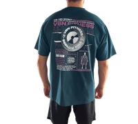 Camiseta oversize The Brain Effect - Azul Marino / XL