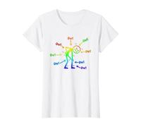 Camiseta OW OW OW - Divertida Conciencia del Dolor crónico Camiseta gráfica económica, Mujer, Blanco, M