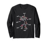 Camiseta OW OW OW - Divertida Conciencia del Dolor crónico Manga Larga