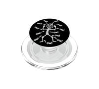 Camiseta OW OW OW - Divertida Conciencia del Dolor crónico PopSockets PopGrip para MagSafe
