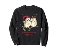 Camiseta Owl Winter Is Better with You Sweet Winter Owls Sudadera