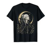 Camiseta Pagan Triple Goddess Crone Raven Energy Wise sin molestias Camiseta gráfica económica