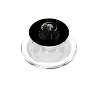 Camiseta Pagan Triple Goddess Crone Raven Energy Wise sin molestias PopSockets PopGrip para MagSafe