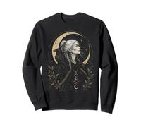 Camiseta Pagan Triple Goddess Crone Raven Energy Wise sin molestias Sudadera