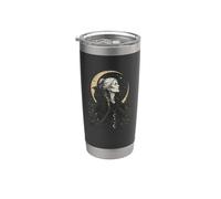 Camiseta Pagan Triple Goddess Crone Raven Energy Wise sin molestias Vaso térmico de acero inoxidable de doble pared