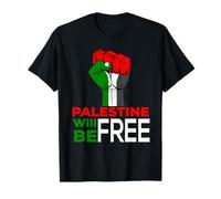 Camiseta Palestine Will Be Free camisa con la bandera de Palestina Camiseta