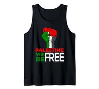 Camiseta Palestine Will Be Free camisa con la bandera de Palestina Camiseta sin Mangas