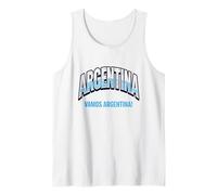 Camiseta para Aficionados al fútbol 2026 Argentina Vamos Argentina Camiseta sin Mangas