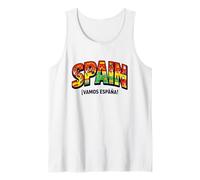 Camiseta para Aficionados al fútbol 2026 ESPAÑA Vamos España Camiseta sin Mangas