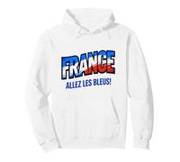 Camiseta para Aficionados al fútbol 2026 France Allez Les Bleus Sudadera con Capucha