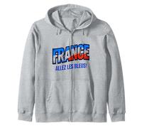 Camiseta para Aficionados al fútbol 2026 France Allez Les Bleus Sudadera con Capucha