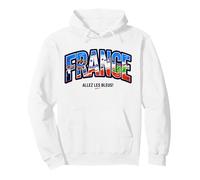 Camiseta para Aficionados al fútbol 2026 France Allez Les Bleus Sudadera con Capucha