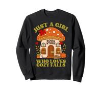 Camiseta para Amantes de los Libros Just a Girl Who Loves Cozy Falls Sudadera