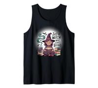 Camiseta para Amantes de los Libros Just a Witch Who Loves Books Camiseta sin Mangas