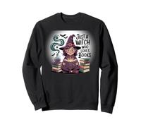Camiseta para Amantes de los Libros Just a Witch Who Loves Books Sudadera
