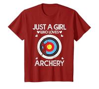 Camiseta para amantes del deporte con arco Just A Girl Who Loves Archery Camiseta
