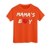Camiseta para bebé niño pequeño Mama's Boy (Orange, 1-2 Years)
