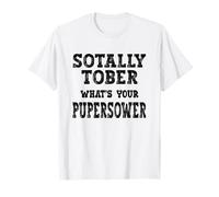Camiseta para beber Sotally Tober What's Your Superpower Pub Crawl Camiseta